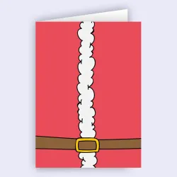 Забавна коледна картичка - Отпусни колана