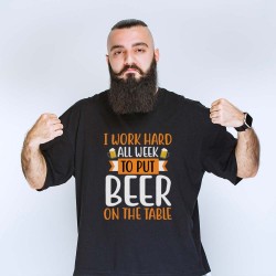 Тениска I work hard