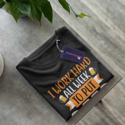 Тениска I work hard