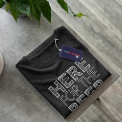 Тениска Here for the beer